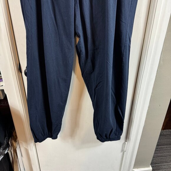 Champion Navy Blue Cotton Joggers Men’s Size 3XL Elastic Waist & Cuffed Ankle - Picture 4 of 8